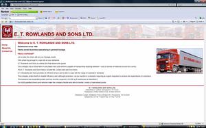 E T Rowlands & Sons Limited website image
