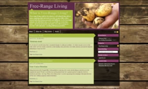 Free-Range Living website image