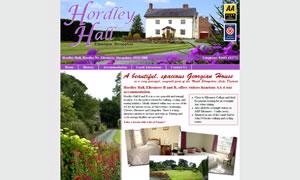 Hordley Hall B and B website image