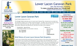 Lower Lacon Caravan Park website image