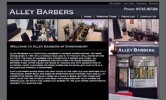Alley Barbers Website