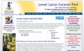Lower Lacon Caravan Park Website